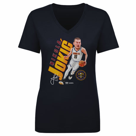Nikola Jokic Women's V-Neck T-Shirt | 500 LEVEL