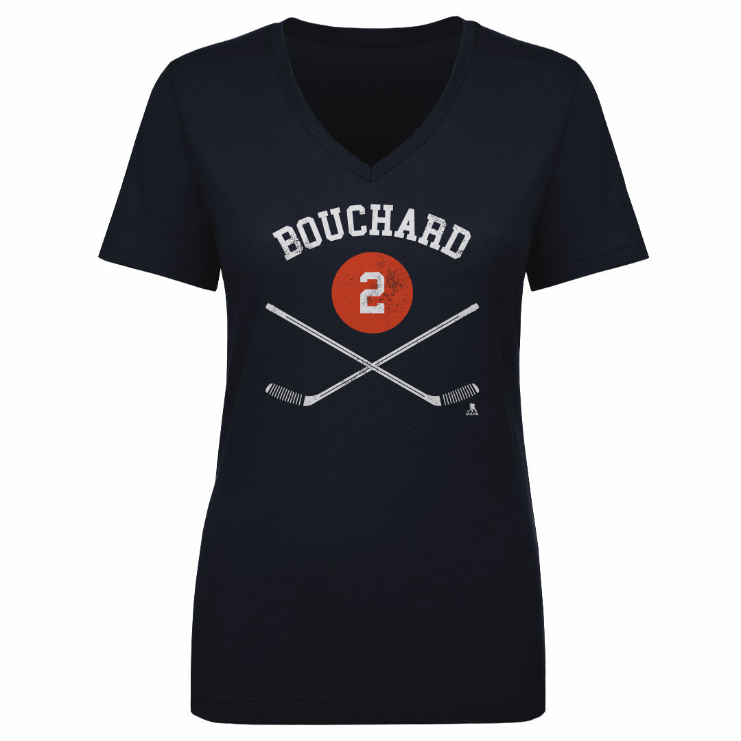Evan Bouchard Women's V-Neck T-Shirt | 500 LEVEL