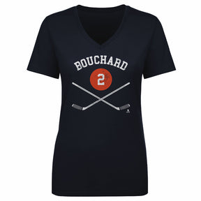 Evan Bouchard Women's V-Neck T-Shirt | 500 LEVEL