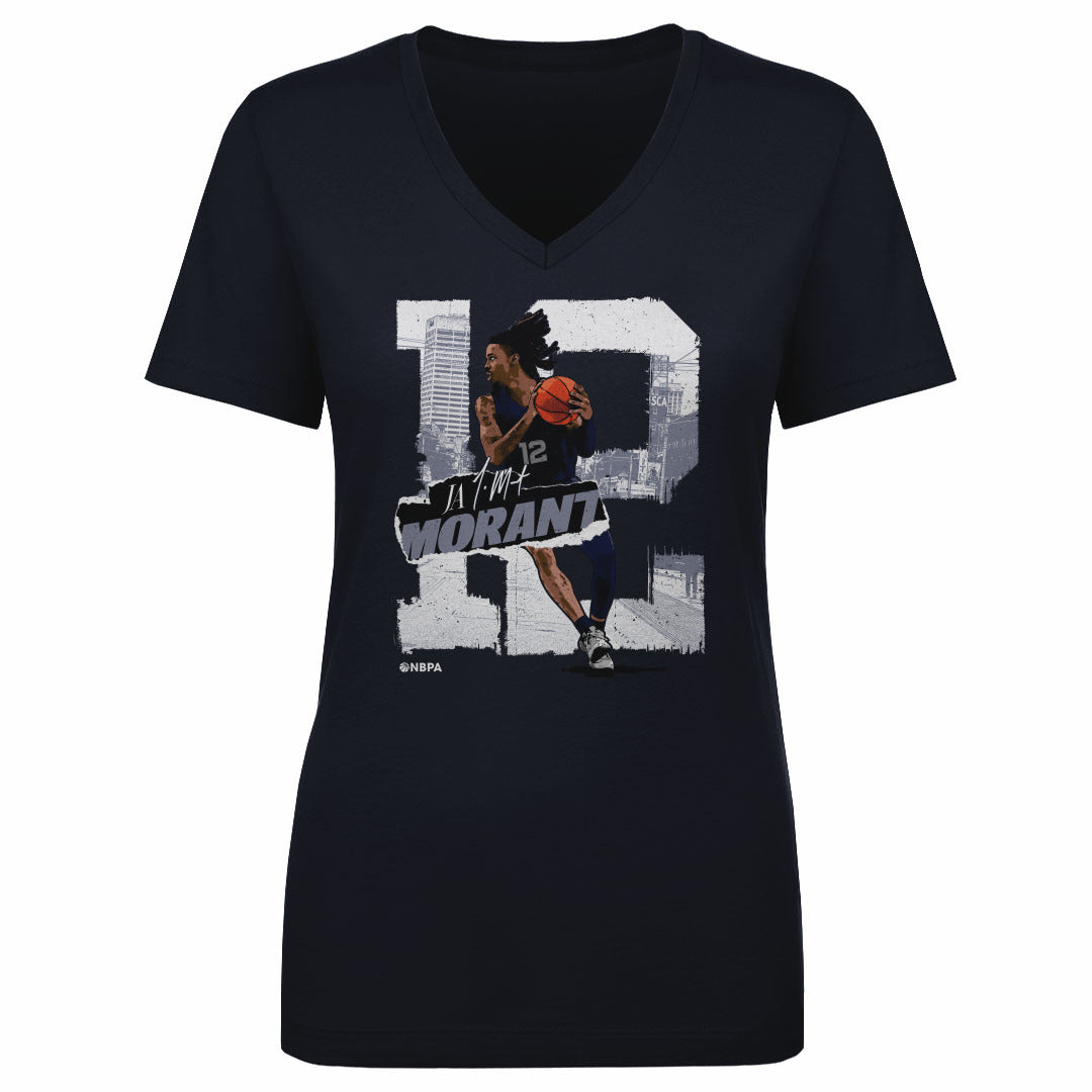 Ja Morant Women's V-Neck T-Shirt | 500 LEVEL