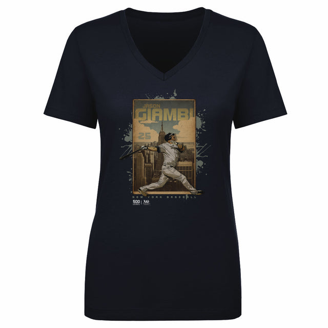 Jason Giambi Women's V-Neck T-Shirt | 500 LEVEL