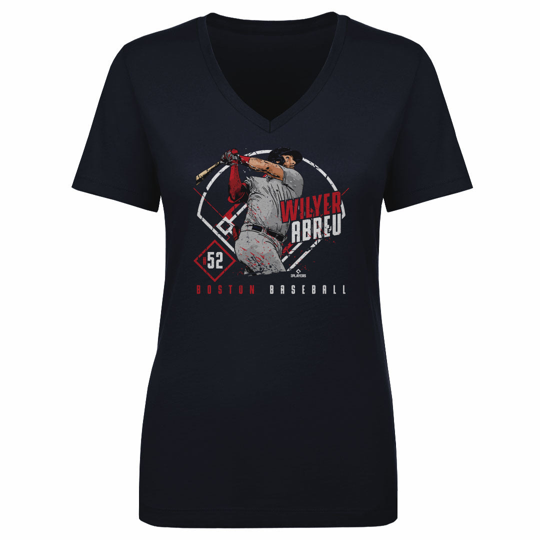 Wilyer Abreu Women's V-Neck T-Shirt | 500 LEVEL