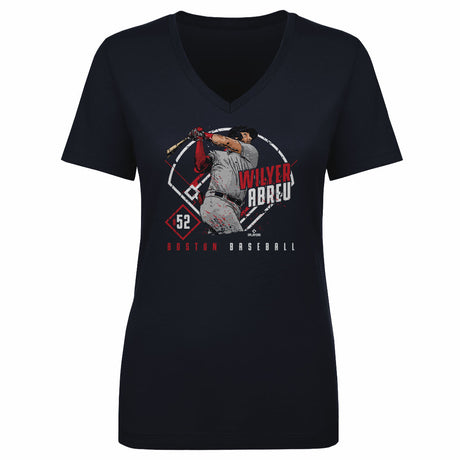 Wilyer Abreu Women's V-Neck T-Shirt | 500 LEVEL