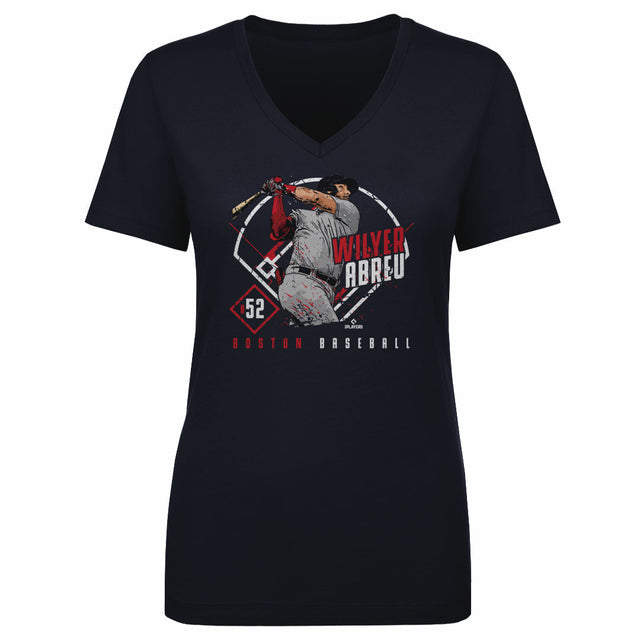 Wilyer Abreu Women's V-Neck T-Shirt | 500 LEVEL