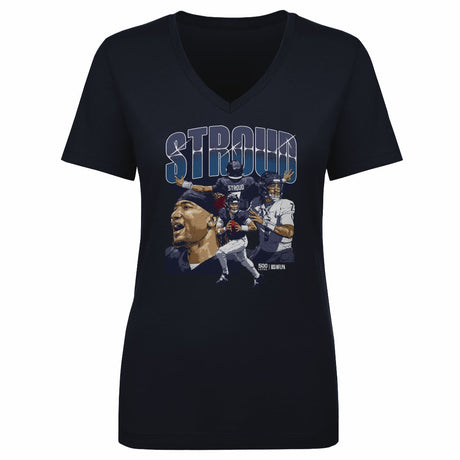 C.J. Stroud Women's V-Neck T-Shirt | 500 LEVEL