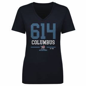 Columbus Aviators Women's V-Neck T-Shirt | 500 LEVEL