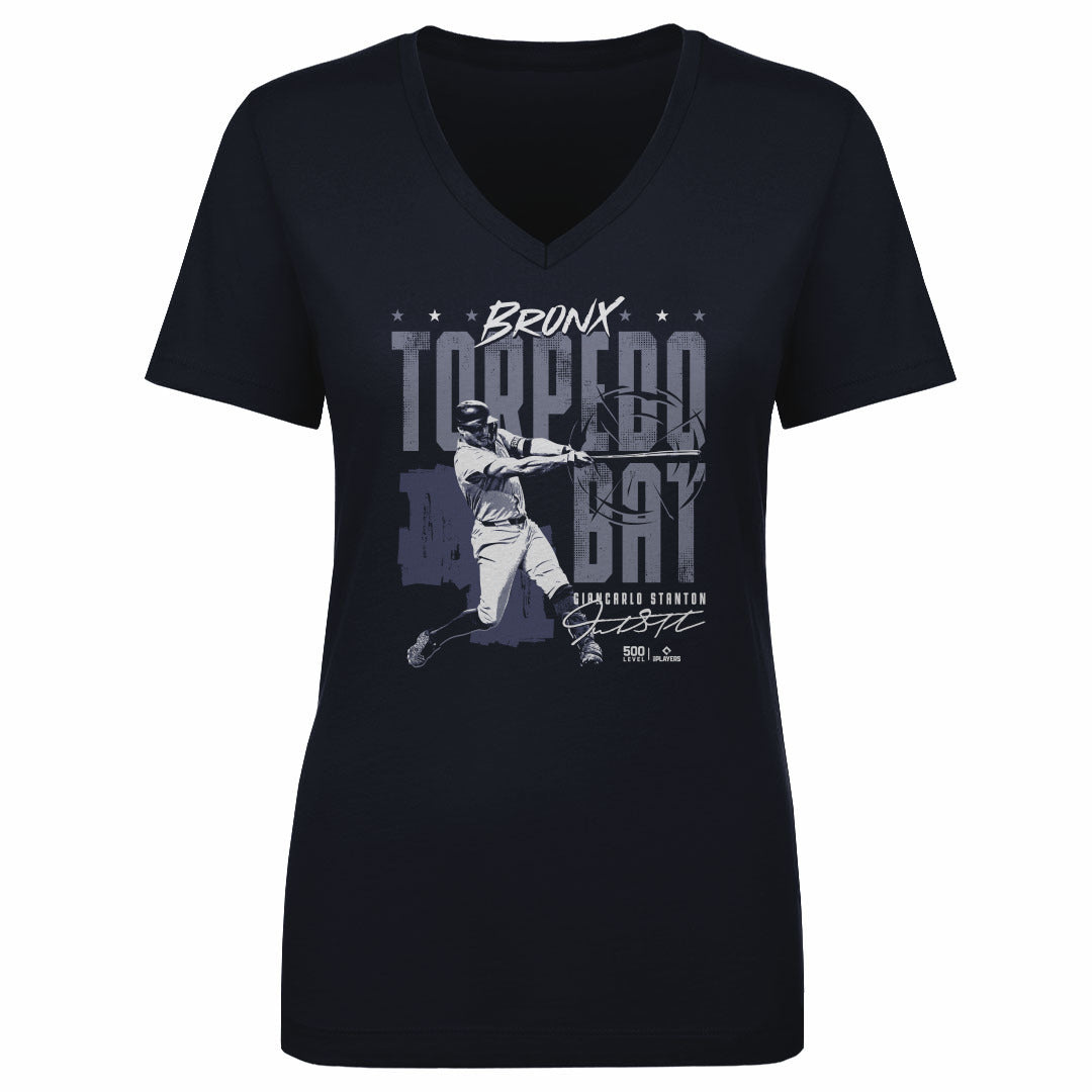Giancarlo Stanton Women's V-Neck T-Shirt | 500 LEVEL