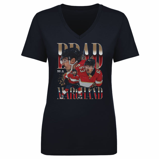 Brad Marchand Women's V-Neck T-Shirt | 500 LEVEL