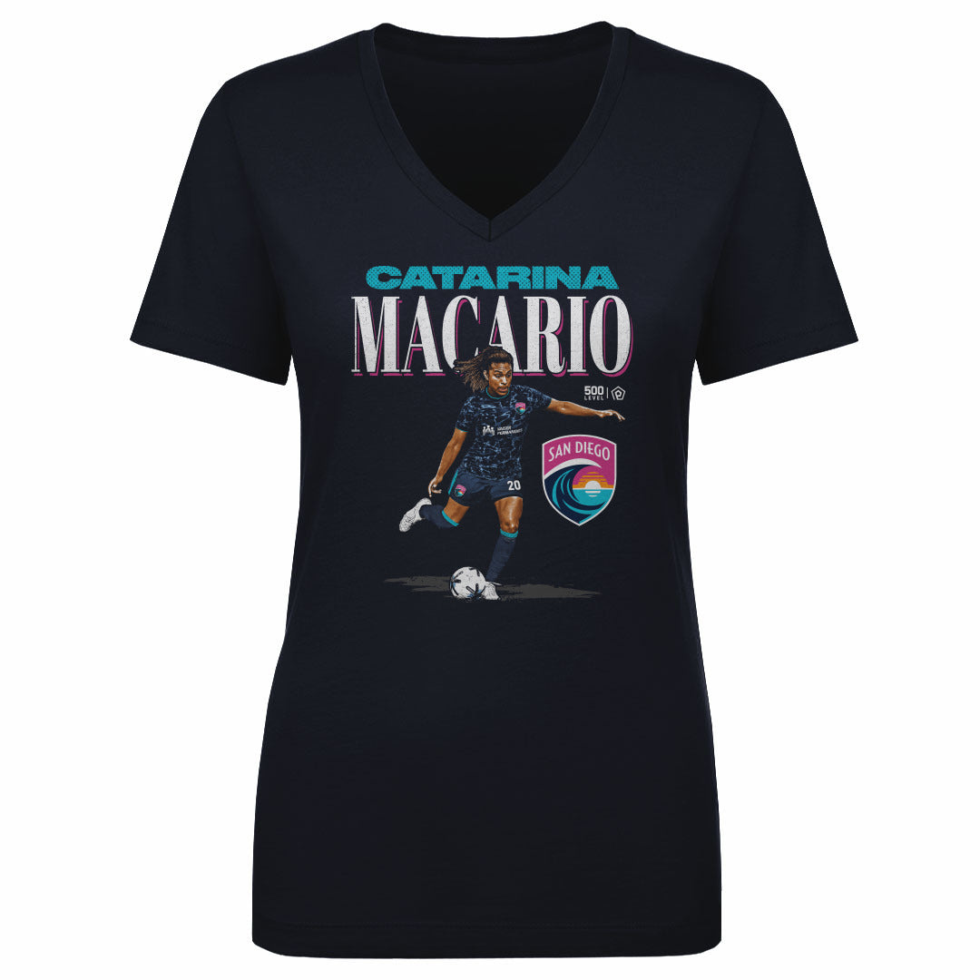 Catarina Macario Women's V-Neck T-Shirt | 500 LEVEL