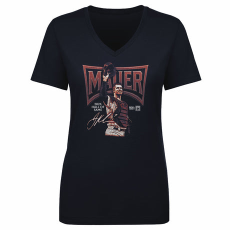 Joe Mauer Women's V-Neck T-Shirt | 500 LEVEL