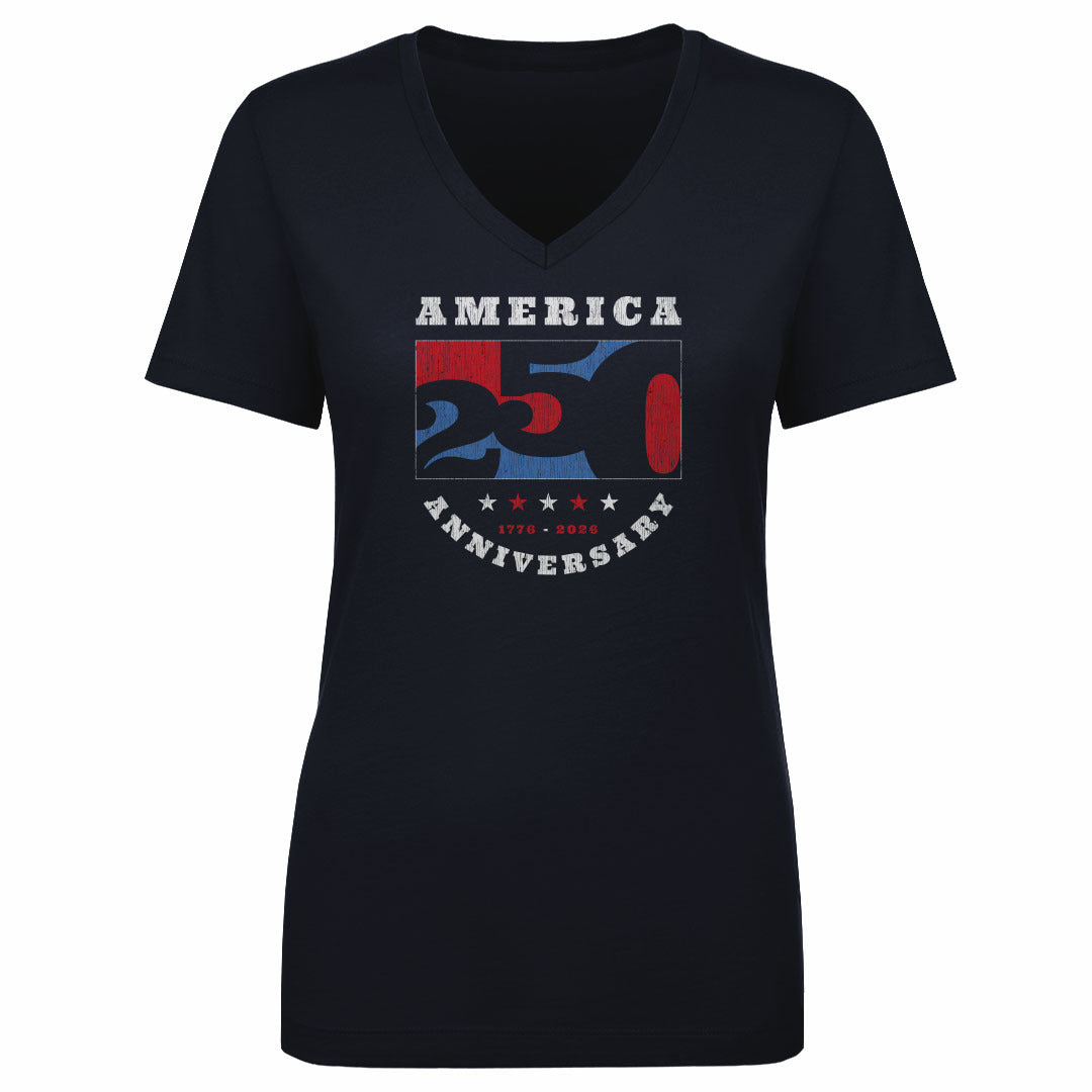 USA Women's V-Neck T-Shirt | 500 LEVEL