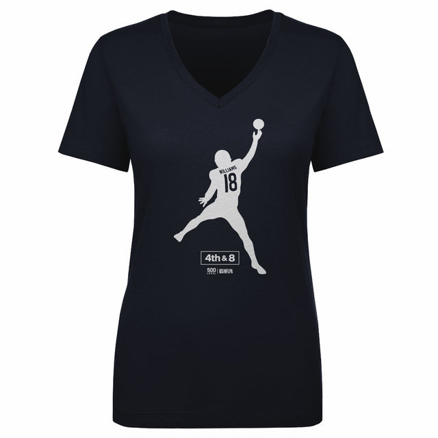 Caleb Williams Women's V-Neck T-Shirt | 500 LEVEL
