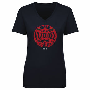 Omar Vizquel Women's V-Neck T-Shirt | 500 LEVEL