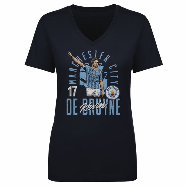 Kevin De Bruyne Women's V-Neck T-Shirt | 500 LEVEL