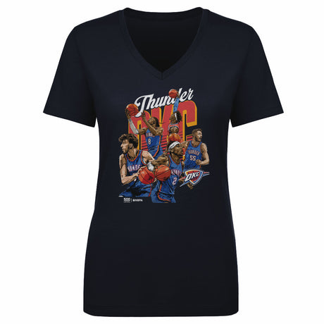 Oklahoma City Thunder Women's V-Neck T-Shirt | 500 LEVEL