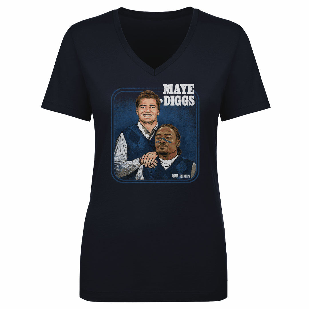 Drake Maye Women's V-Neck T-Shirt | 500 LEVEL