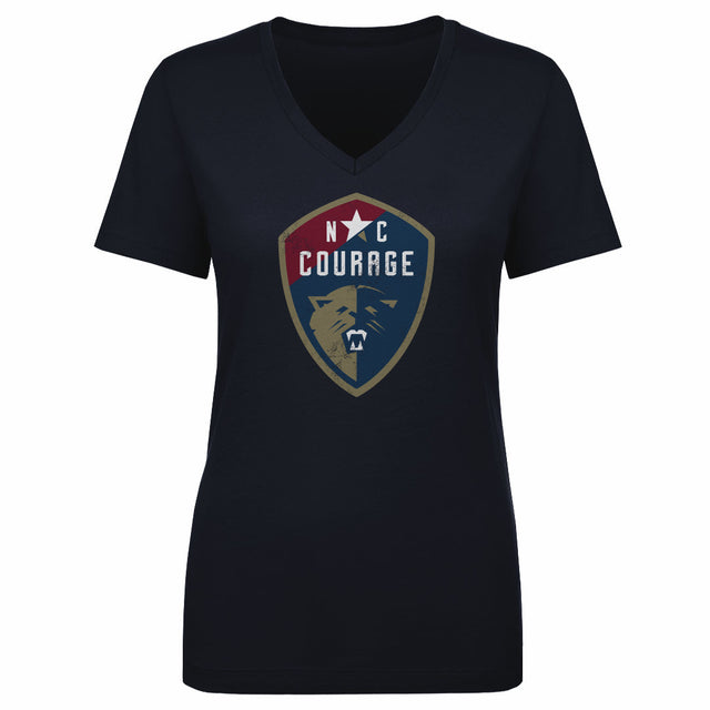 North Carolina Courage Women's V-Neck T-Shirt | 500 LEVEL