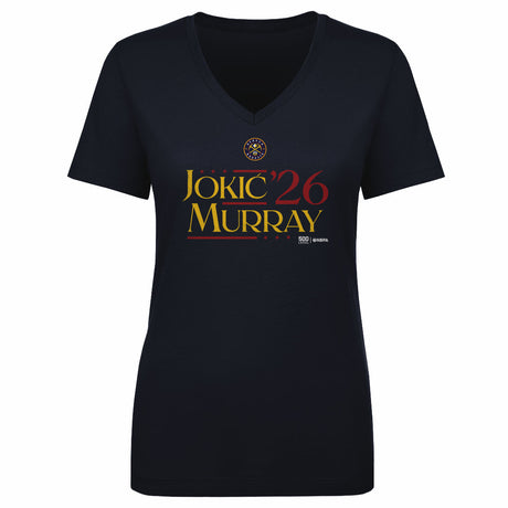 Nikola Jokic Women's V-Neck T-Shirt | 500 LEVEL