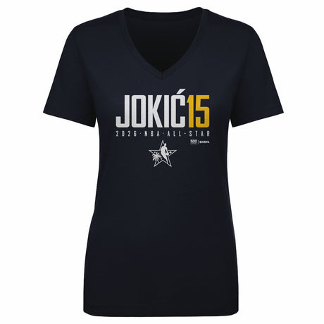Nikola Jokic Women's V-Neck T-Shirt | 500 LEVEL