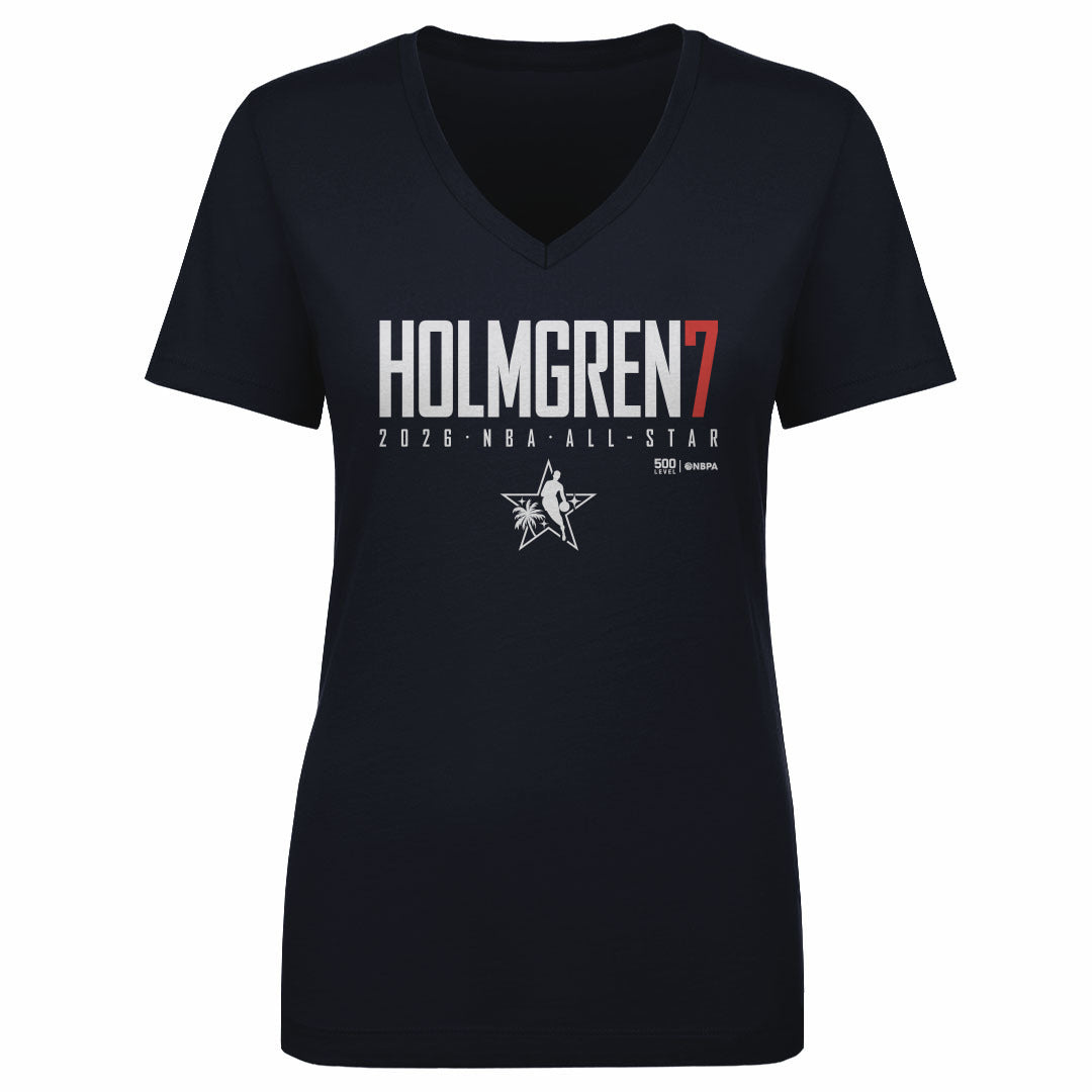 Chet Holmgren Women's V-Neck T-Shirt | 500 LEVEL