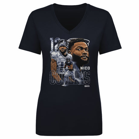 Nico Collins Women's V-Neck T-Shirt | 500 LEVEL