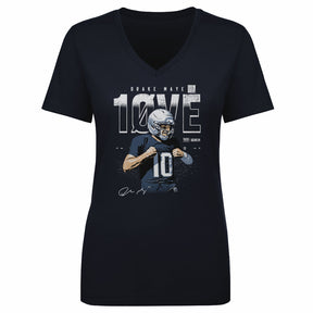 Drake Maye Women's V-Neck T-Shirt | 500 LEVEL