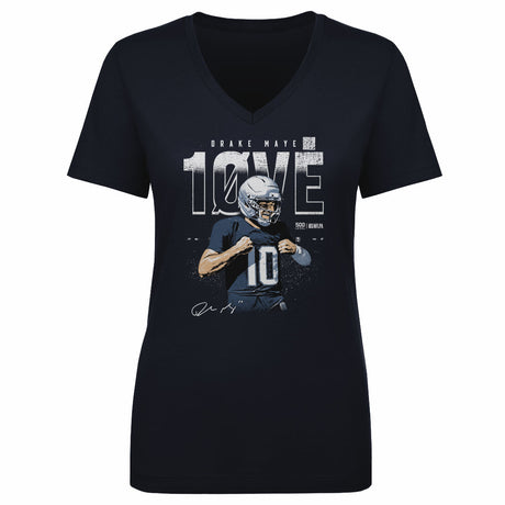 Drake Maye Women's V-Neck T-Shirt | 500 LEVEL