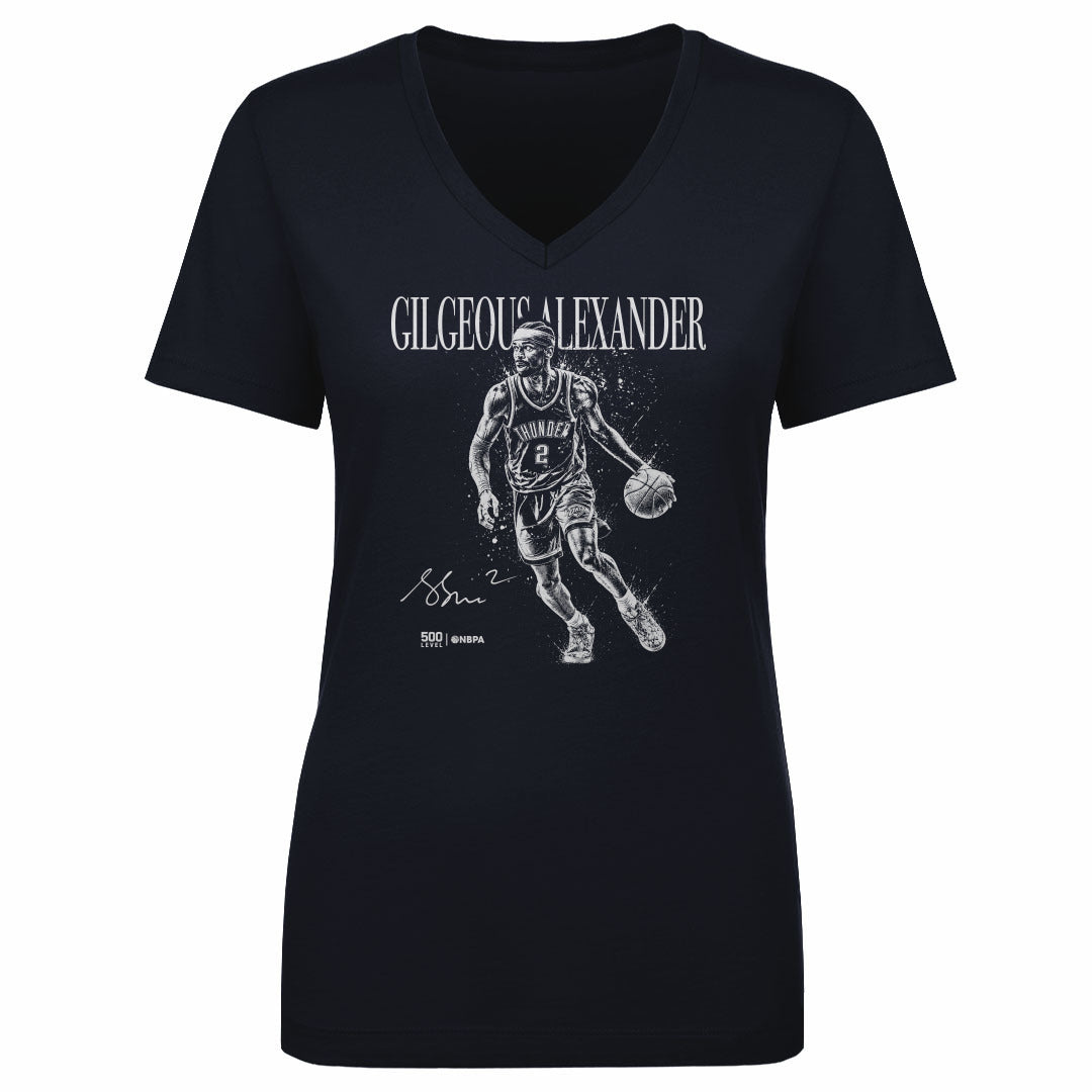 Shai Gilgeous-Alexander Women's V-Neck T-Shirt | 500 LEVEL