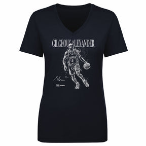 Shai Gilgeous-Alexander Women's V-Neck T-Shirt | 500 LEVEL