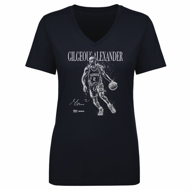 Shai Gilgeous-Alexander Women's V-Neck T-Shirt | 500 LEVEL