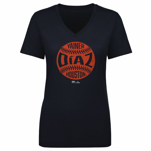 Yainer Diaz Women's V-Neck T-Shirt | 500 LEVEL