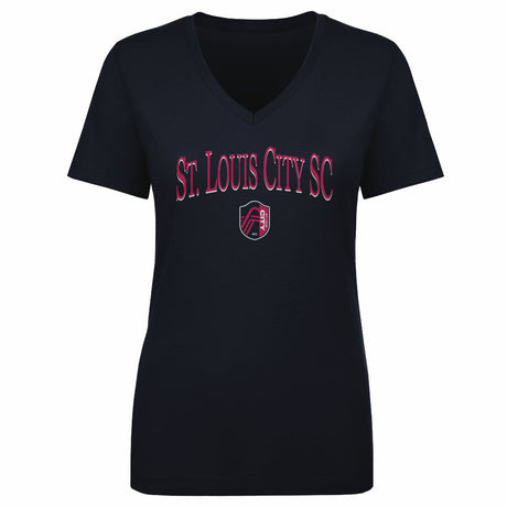 St. Louis City SC Women's V-Neck T-Shirt | 500 LEVEL