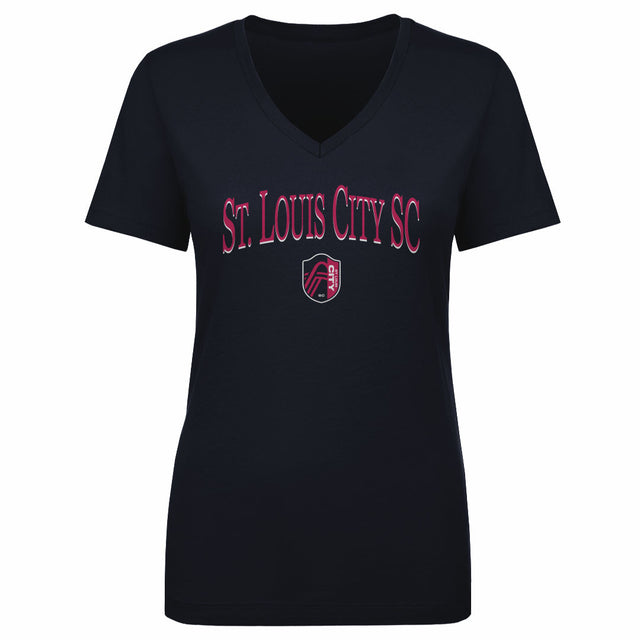 St. Louis City SC Women's V-Neck T-Shirt | 500 LEVEL