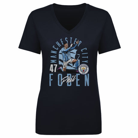 Phil Foden Women's V-Neck T-Shirt | 500 LEVEL