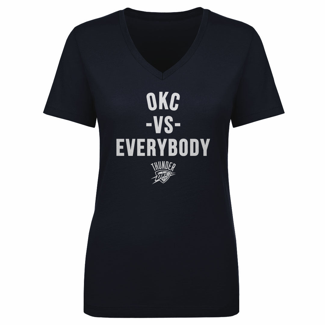 Oklahoma City Thunder Women's V-Neck T-Shirt | 500 LEVEL