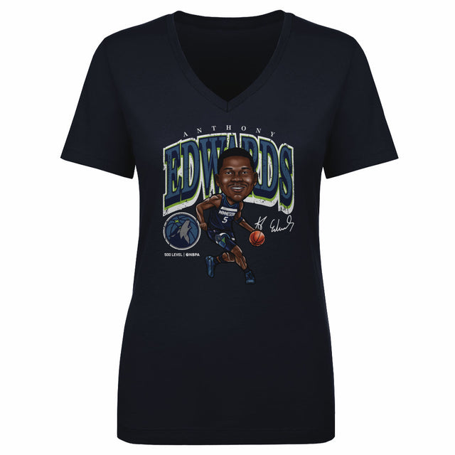Anthony Edwards Women's V-Neck T-Shirt | 500 LEVEL