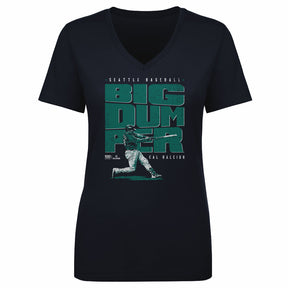Cal Raleigh Women's V-Neck T-Shirt | 500 LEVEL