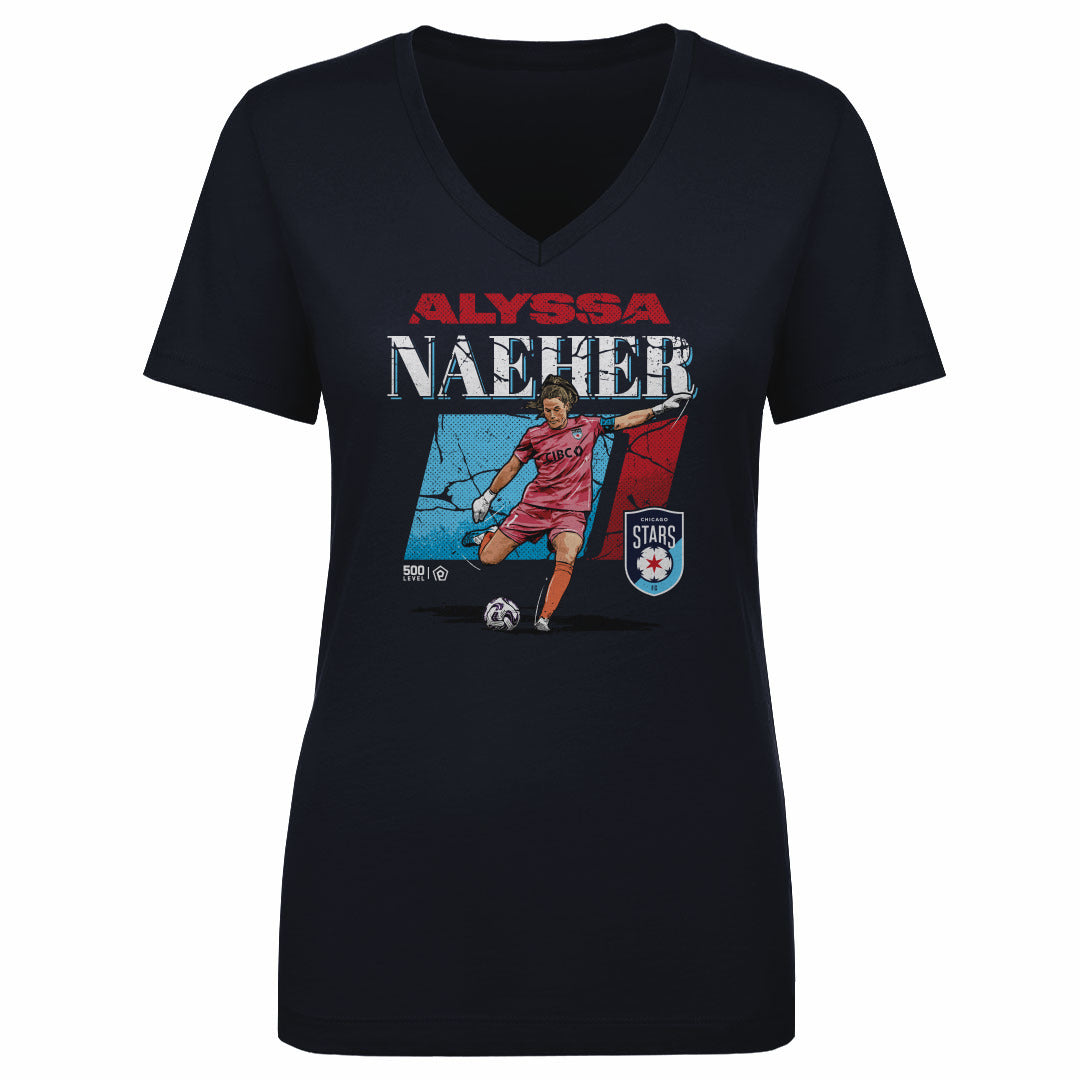 Alyssa Naeher Women's V-Neck T-Shirt | 500 LEVEL