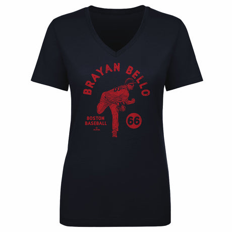Brayan Bello Women's V-Neck T-Shirt | 500 LEVEL