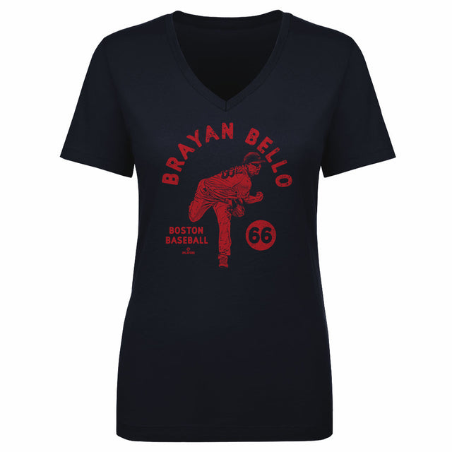 Brayan Bello Women's V-Neck T-Shirt | 500 LEVEL