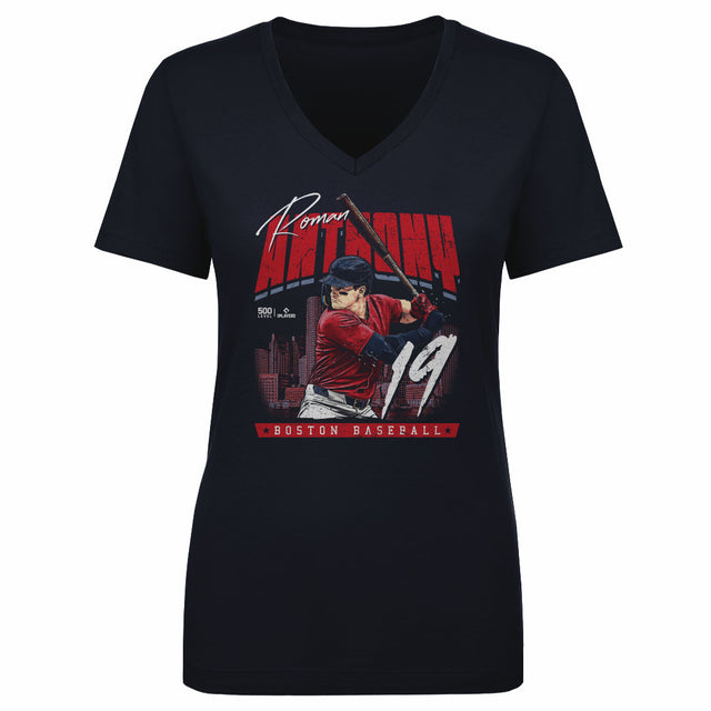 Roman Anthony Women's V-Neck T-Shirt | 500 LEVEL