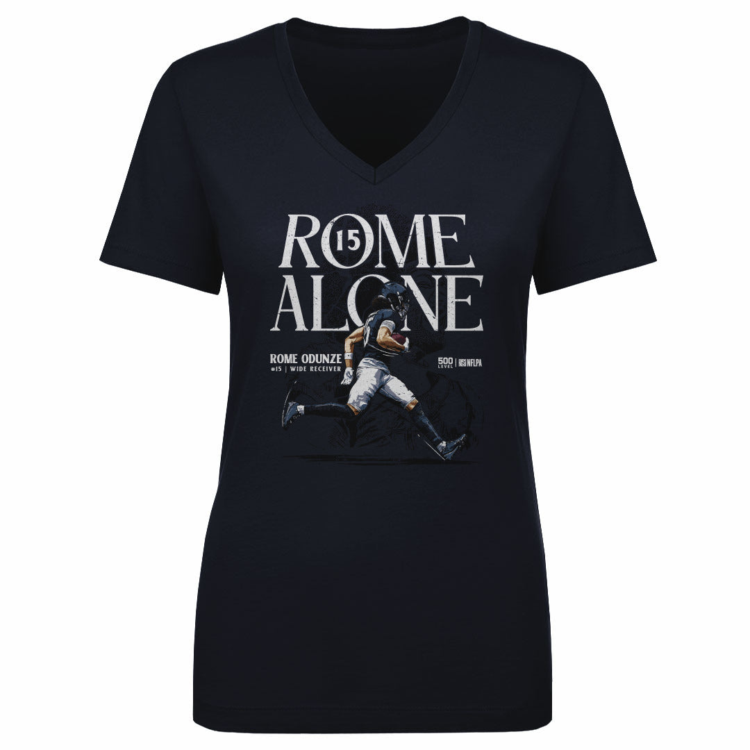 Rome Odunze Women's V-Neck T-Shirt | 500 LEVEL