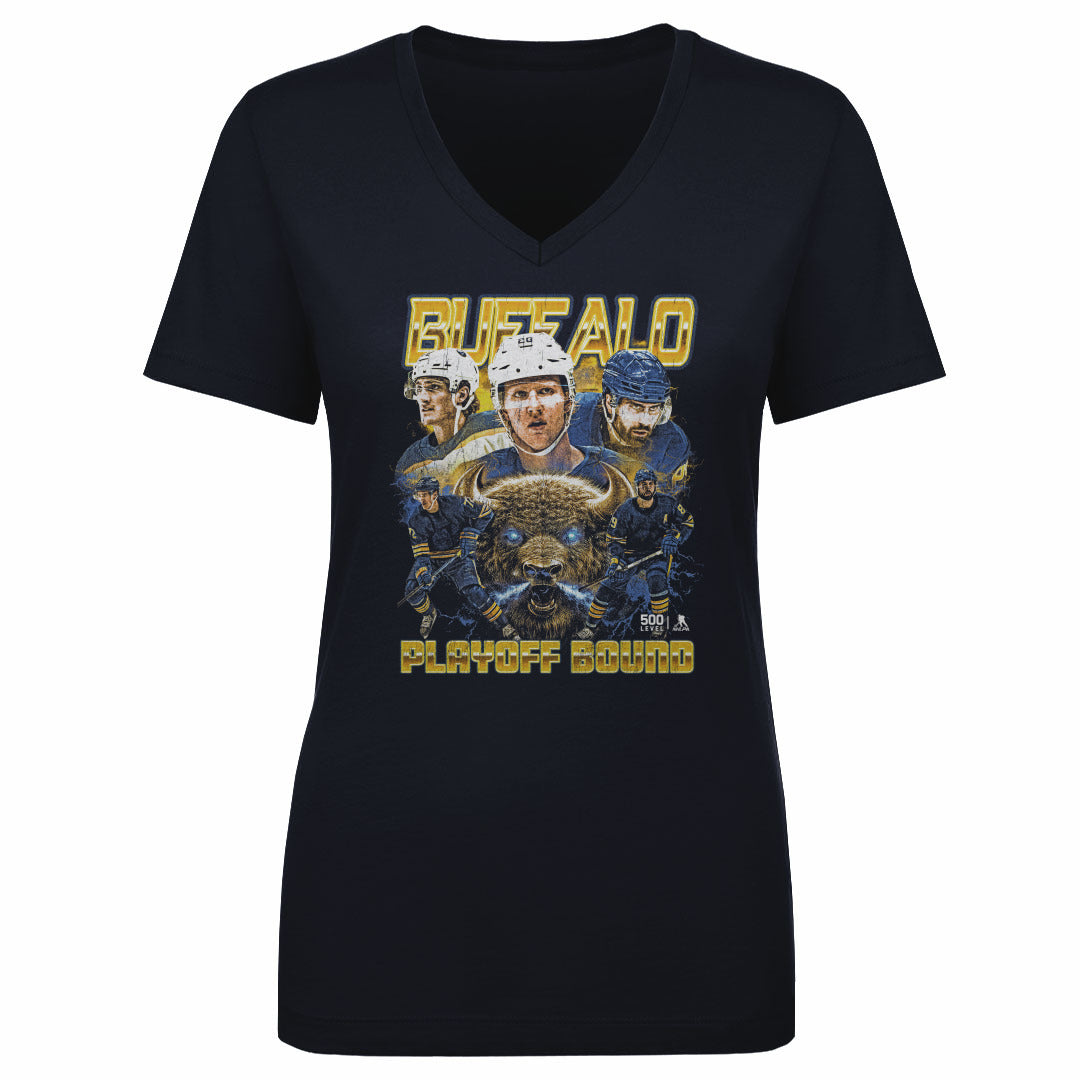 Buffalo Hockey Women's V-Neck T-Shirt | 500 LEVEL