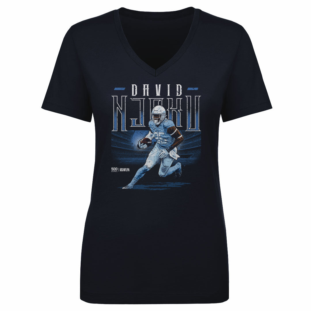 David Njoku Women's V-Neck T-Shirt | 500 LEVEL
