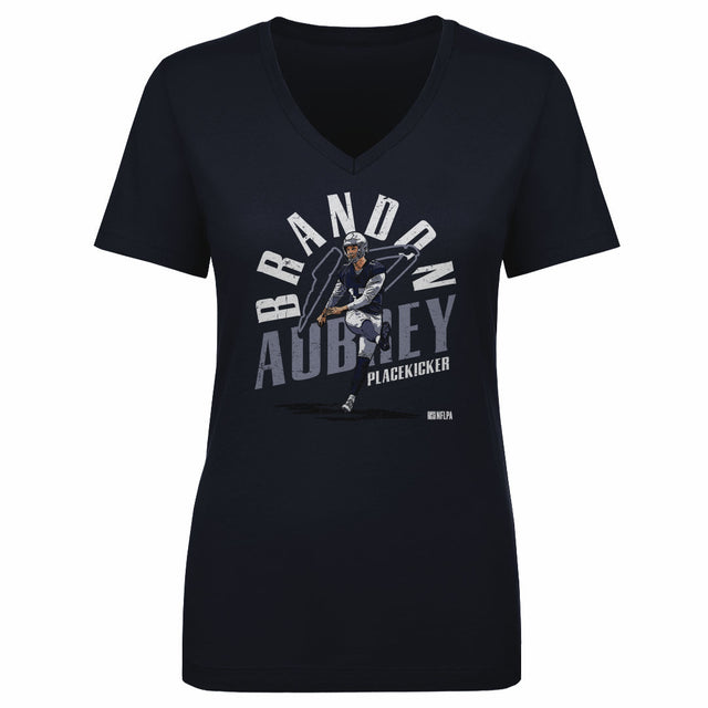 Brandon Aubrey Women's V-Neck T-Shirt | 500 LEVEL
