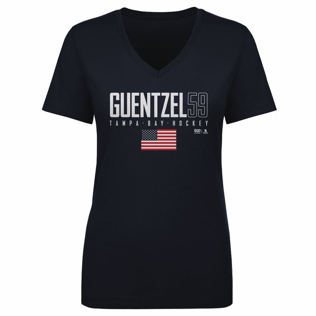 Jake Guentzel Women's V-Neck T-Shirt | 500 LEVEL