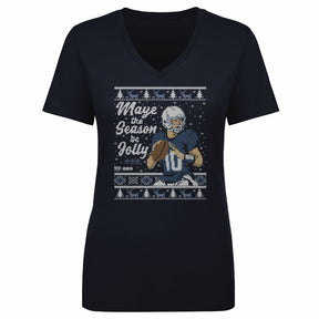 Drake Maye Women's V-Neck T-Shirt | 500 LEVEL