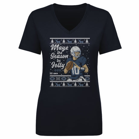 Drake Maye Women's V-Neck T-Shirt | 500 LEVEL