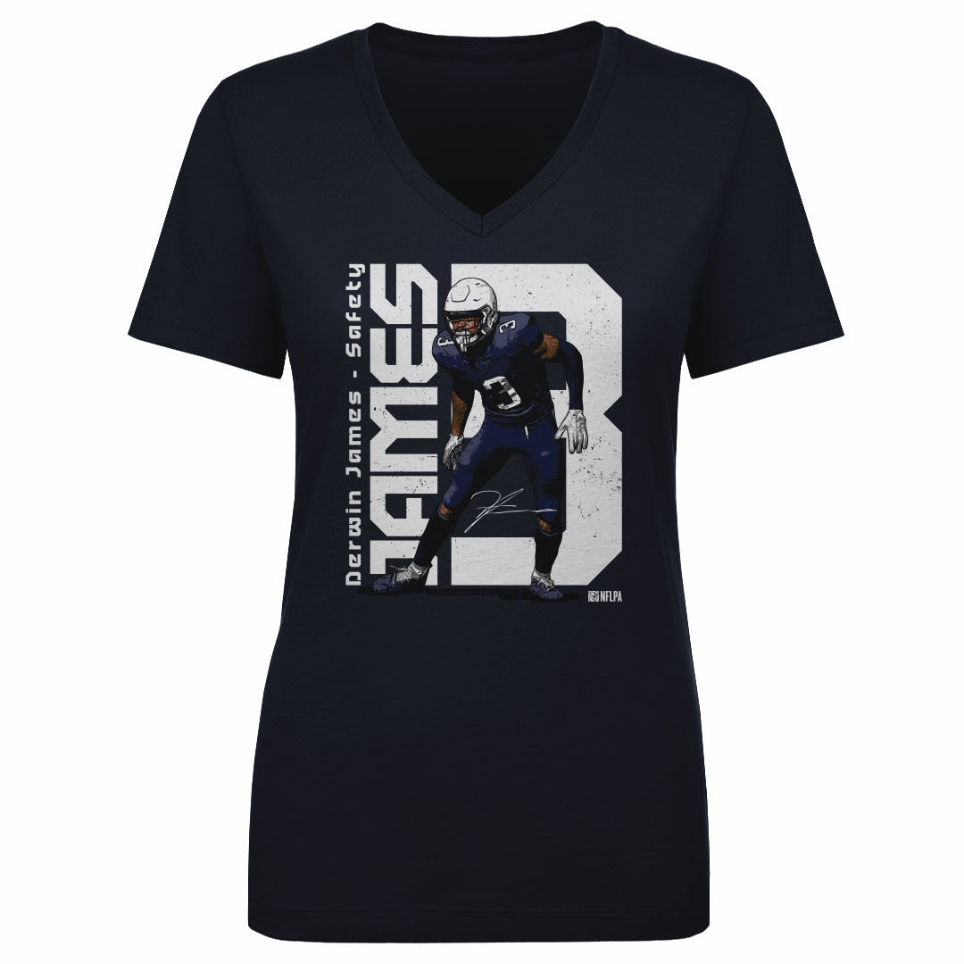 Derwin James Women's V-Neck T-Shirt | 500 LEVEL
