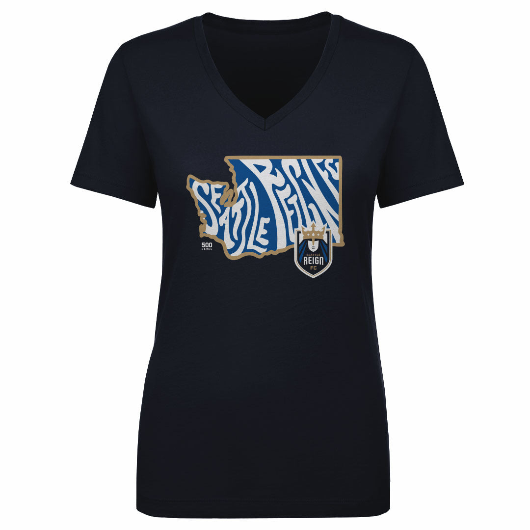 Seattle Reign FC Women's V-Neck T-Shirt | 500 LEVEL